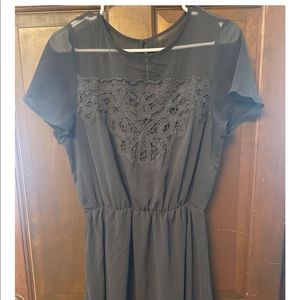 Maurice’s size medium gray cinch waist dress